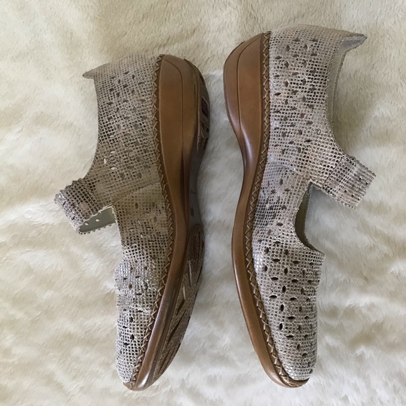 Rieker Antistress Mary Jane Leather Shoes Size 9 - Picture 2 of 10
